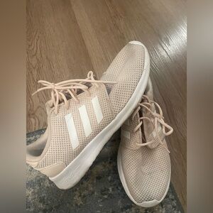 Adidas Women's Cloudform tan sneakers